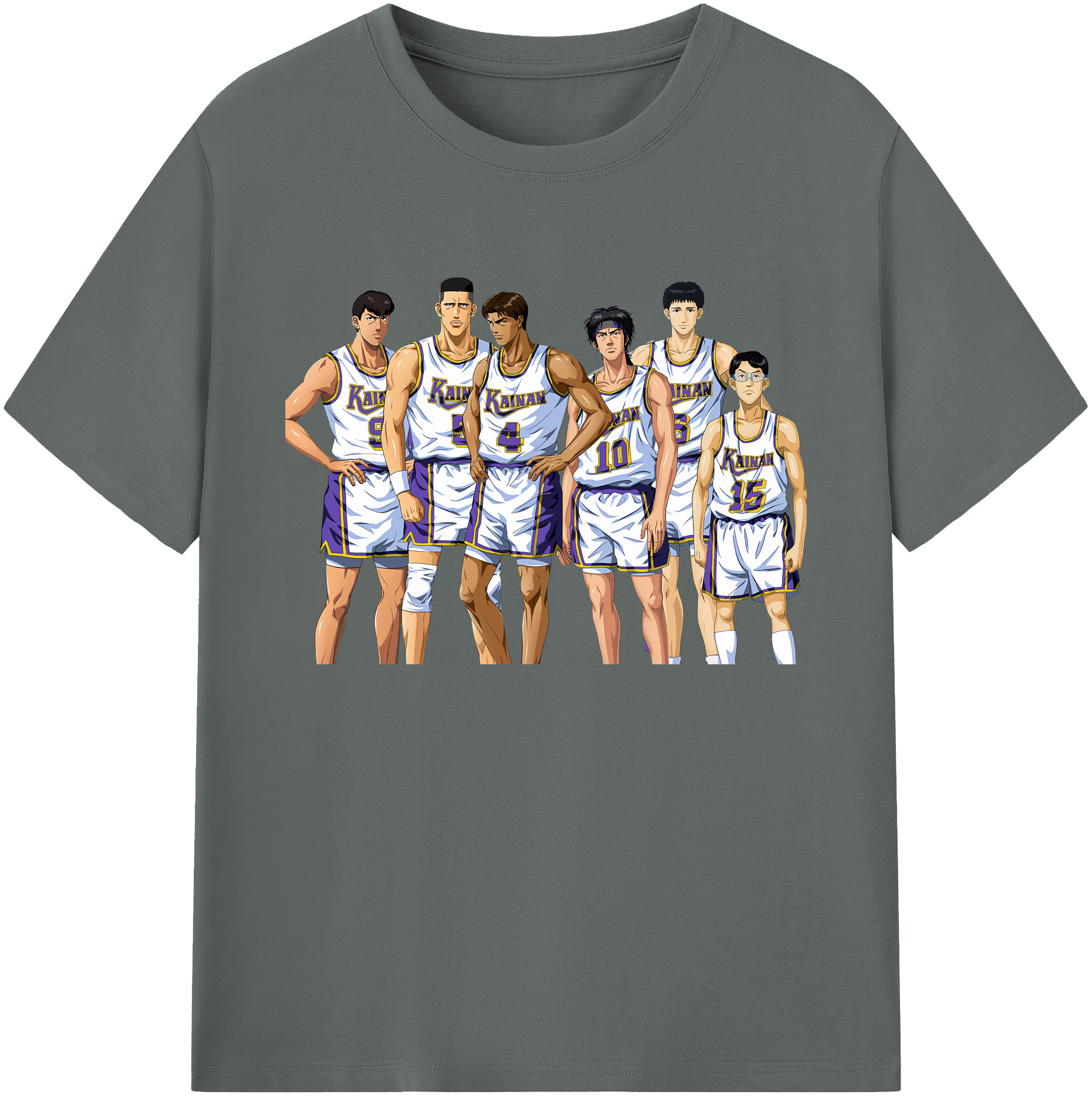 （画像用） SLAM DUNK／スラムダンク 綿100％ メンズ半袖Tシャツ｜肌触りやわらか＆通気性